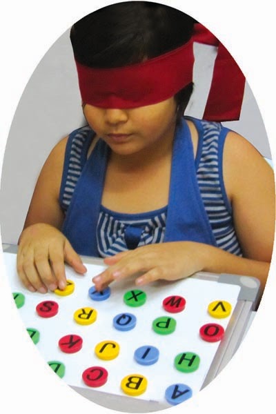 Blindfold learning activity