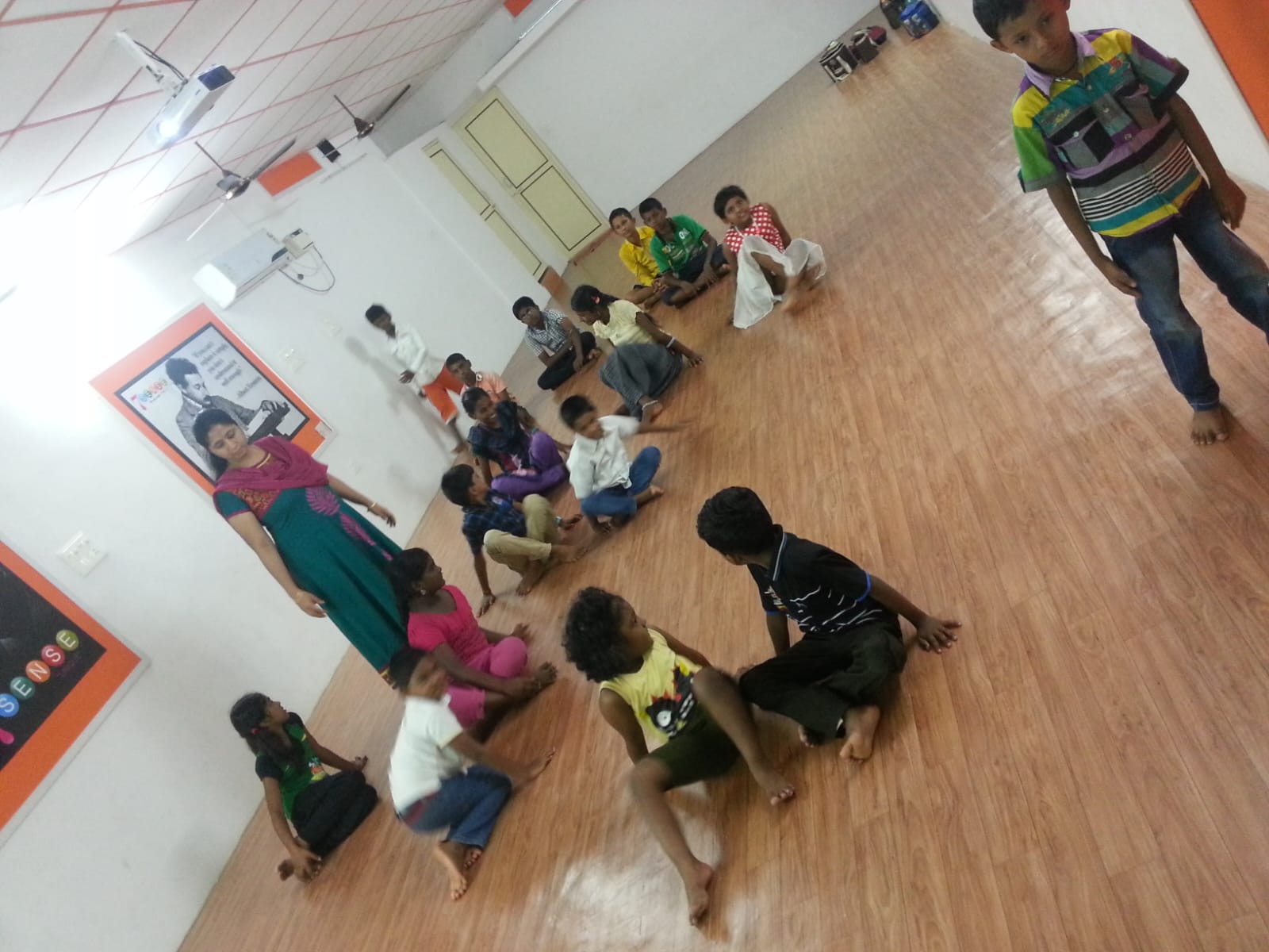 7th Sense Academy classroom activity